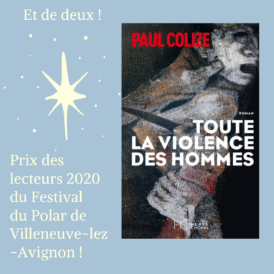 Paul Colize lauréat du Prix des lecteurs 2020 du Festival du polar de Villeneuve-lez-Avignon