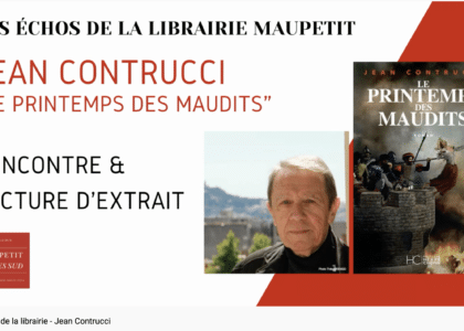 les échos de la librairie maupetit jean contrucci