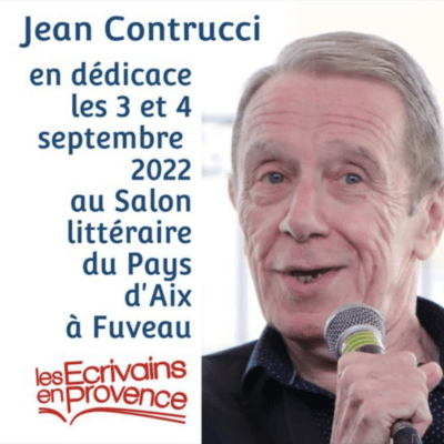 jean contrucci au salon des ecrivains en provence a fuveau