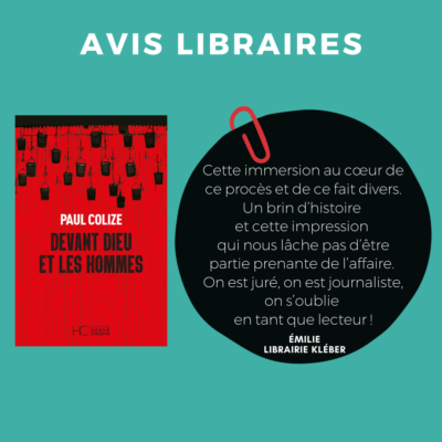 avis libraires devant dieu et les hommes