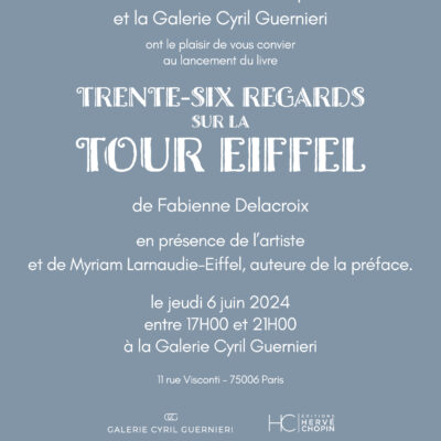 invitation lancement trente-six regards sur la tour eiffel