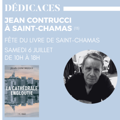 jean contrucci a la fete du livre de saint-chamas
