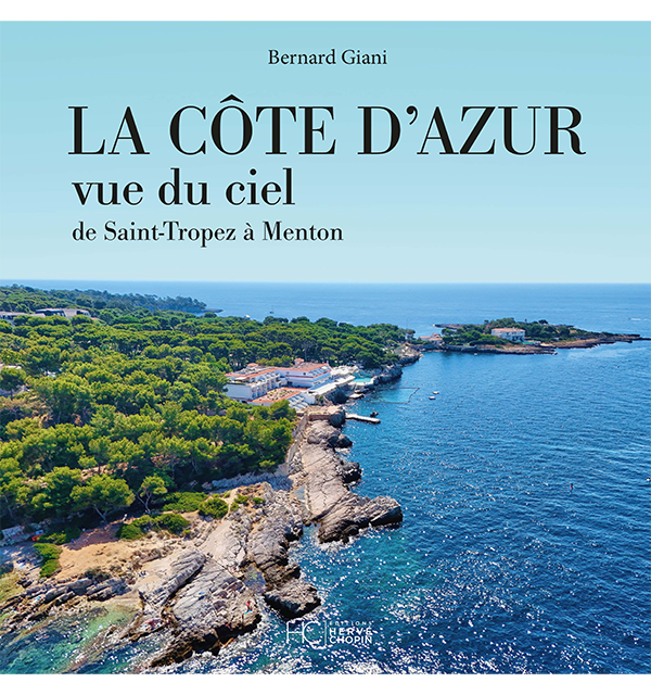 la cote d'azur vue du ciel