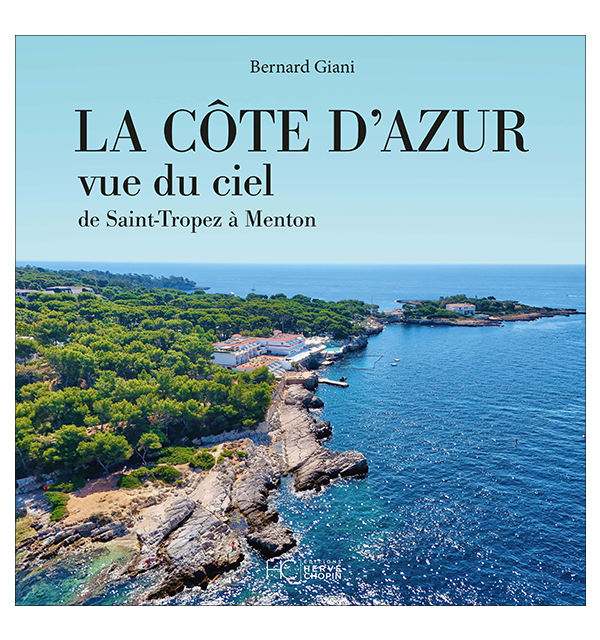 la cote d'azur vue du ciel