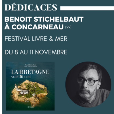 benoit stichelbaut au festival livre et mer a concarneau