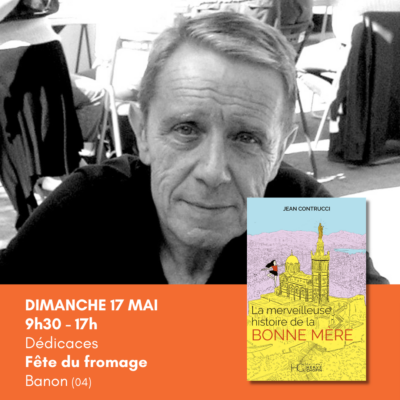 Jean Contrucci à Banon (13) le 17 mai