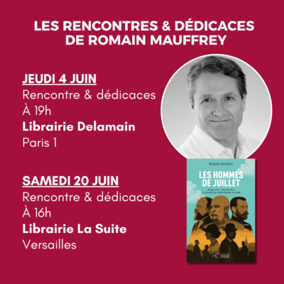 Rencontres et dédicaces franciliennes de Romain Mauffrey