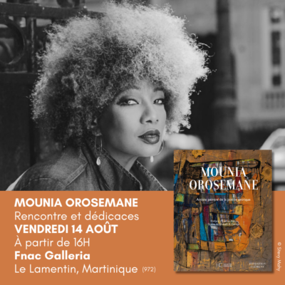 Mounia Orosemane en dédicace au Lamentin