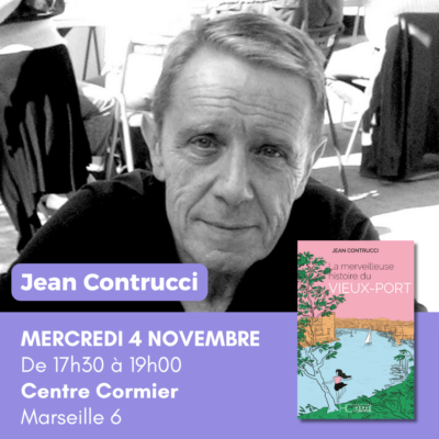 Jean Contrucci au Centre Cormier (Marseille)